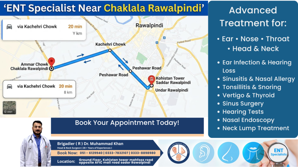ENT Specialist near Chaklala Rawalpindi