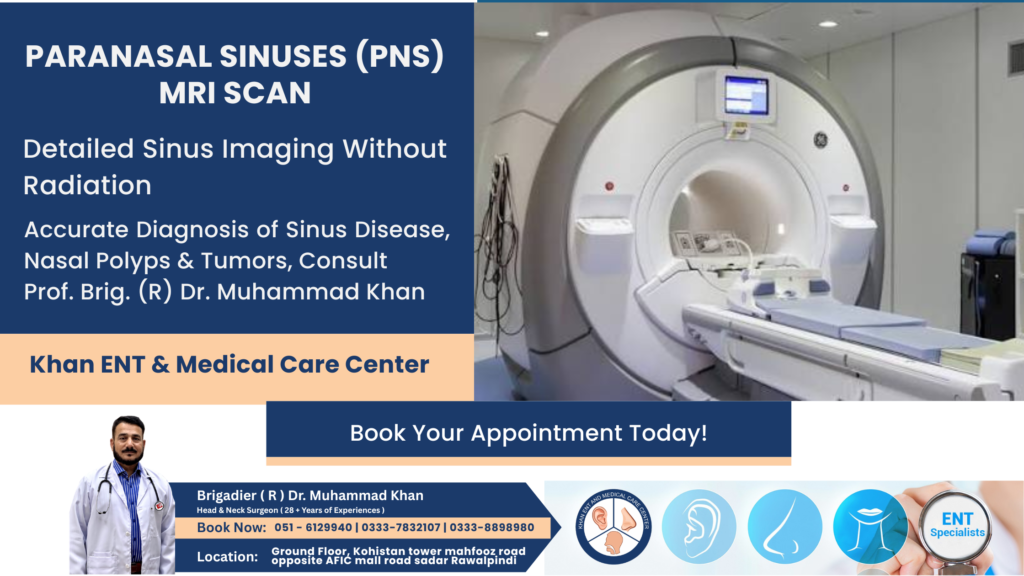 Paranasal Sinuses (PNS) MRI Scan