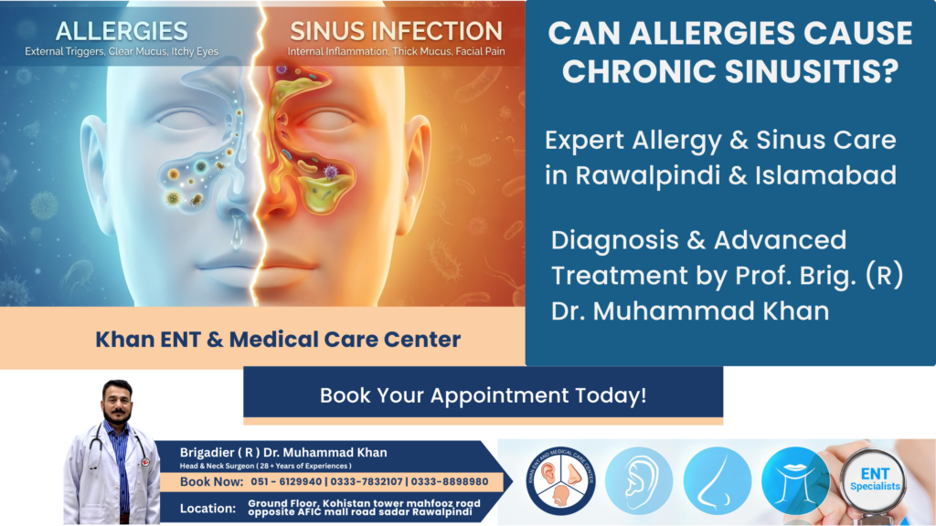 Can Allergies cause Chronic Sinusitis?