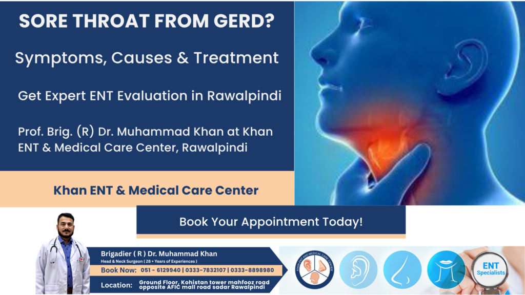 GERD Throat Symptoms & Treatment in Rawalpindi