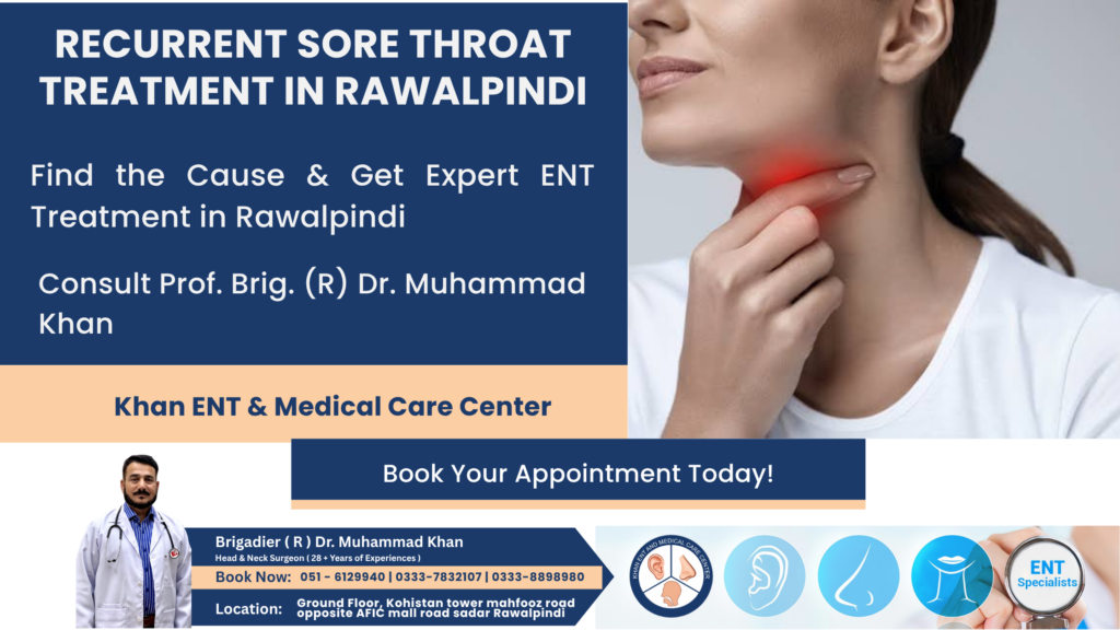 Recurrent Sore Throat Treatment in Rawalpindi
