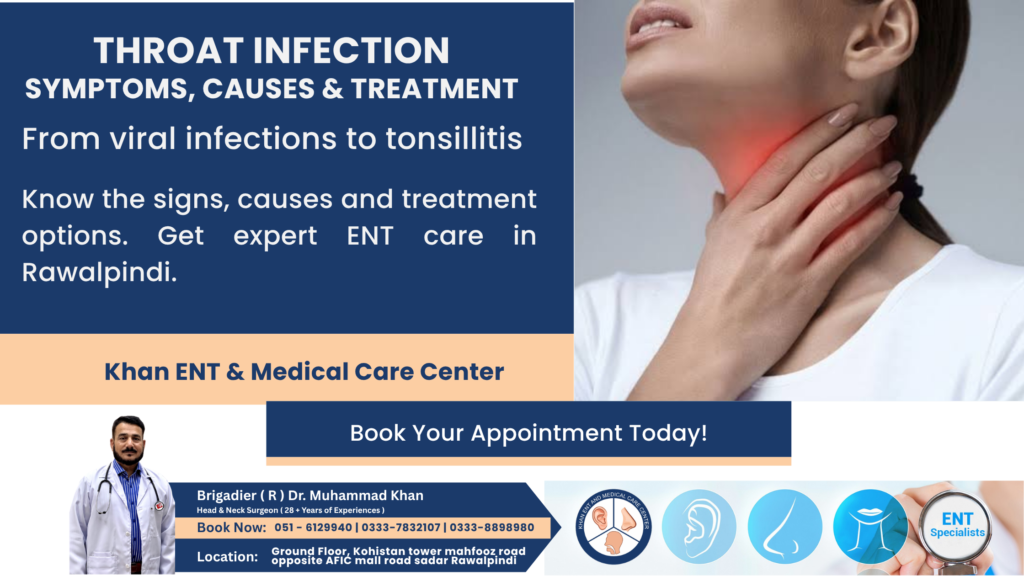 Throat Infection Symptoms, Causes & Treatment