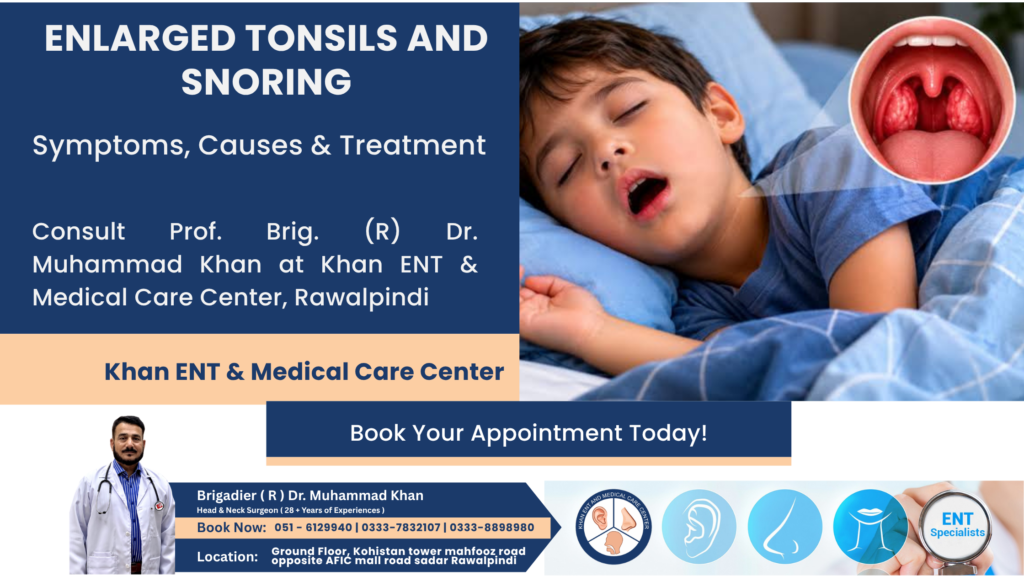 Enlarged Tonsils and Snoring Causes & Treatment Rawalpindi