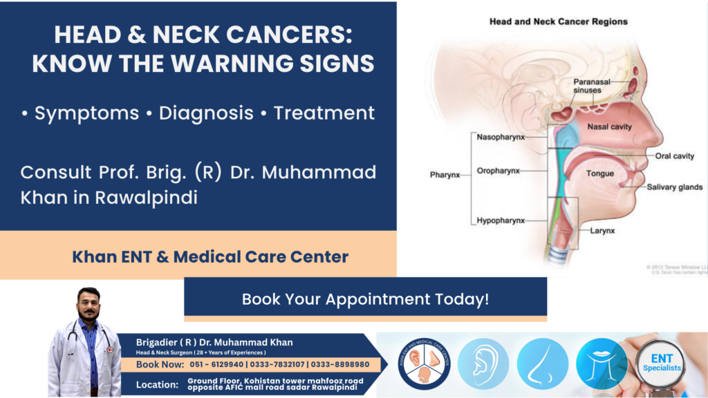 Head and Neck Cancers Symptoms & Treatment in Rawalpindi